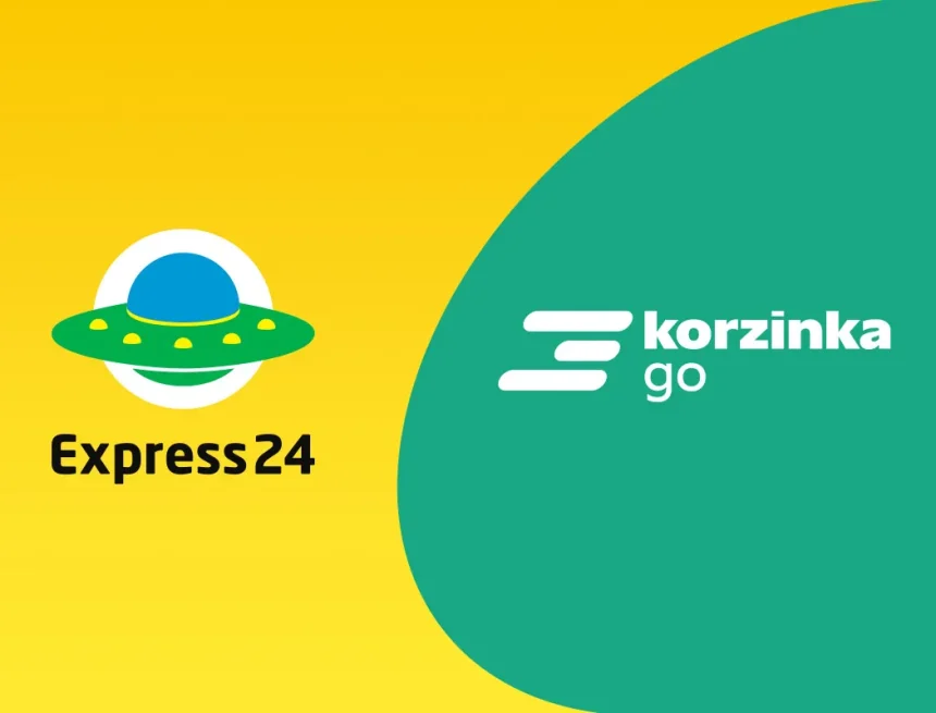 «Корзинка» запустила партнерство с Express24 через онлайн-супермаркет Korzinka Go