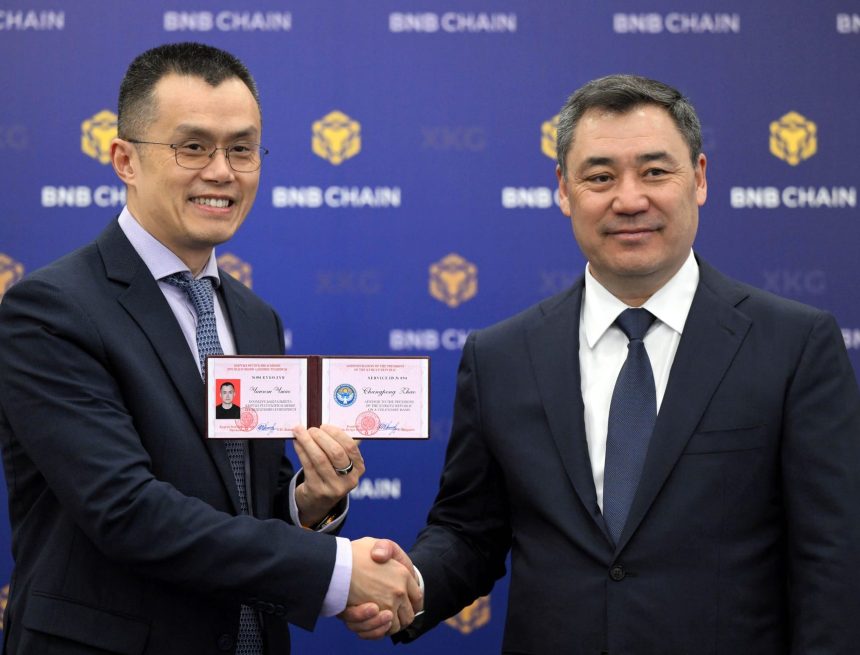 2025-05-03-19.43.16-2 Чанпэн Чжао стал советником президента Кыргызстана по цифровым активам