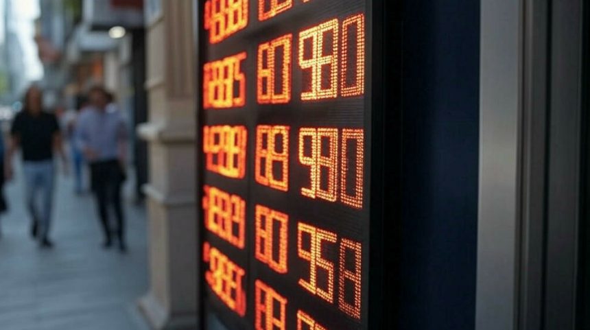 В Казахстане запретят уличные табло с курсами валют