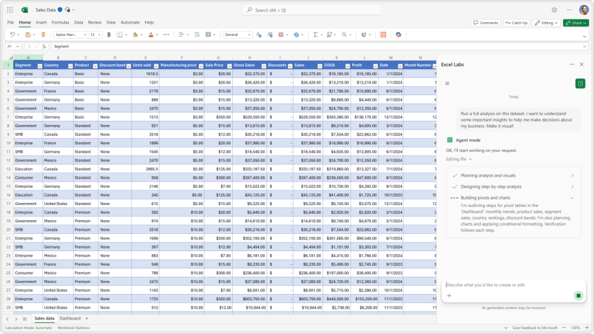 Microsoft внедрила ИИ-агентов в Excel, Word и PowerPoint