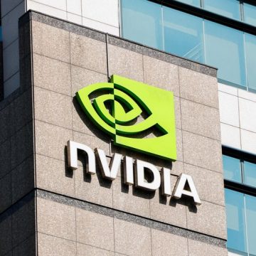 A NVIDIA logo is displayed on a building in Taipei Nvidia объявила о покупке части активов Groq за $20 млрд