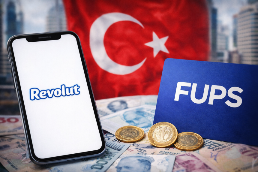 Revolut ведет переговоры о покупке турецкого цифрового банка FUPS