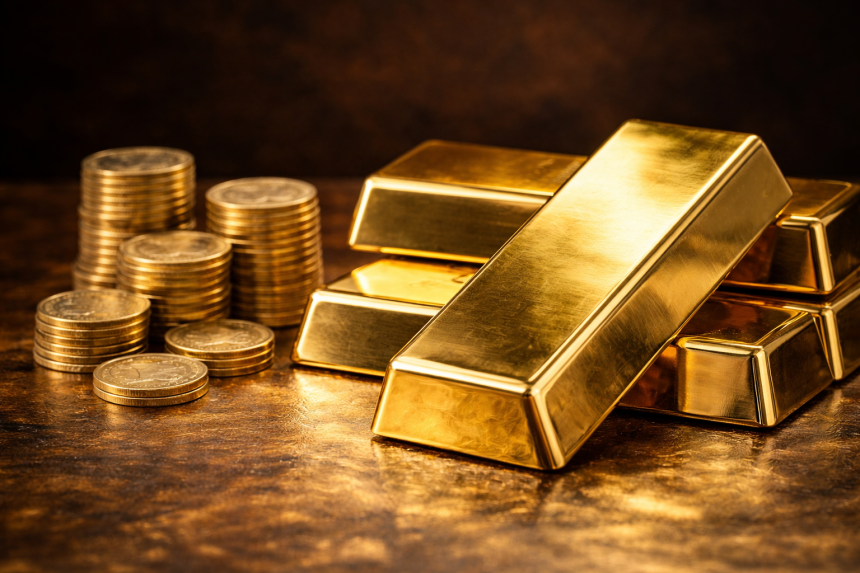 Стоимость золотых резервов Нацбанка Кыргызстана выросла почти в четыре раза