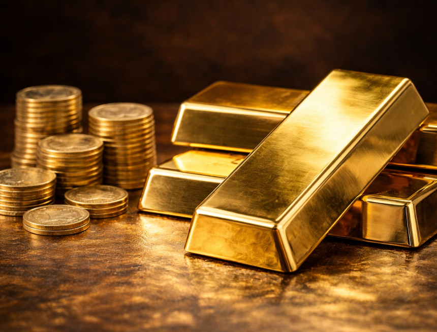 Стоимость золотых резервов Нацбанка Кыргызстана выросла почти в четыре раза