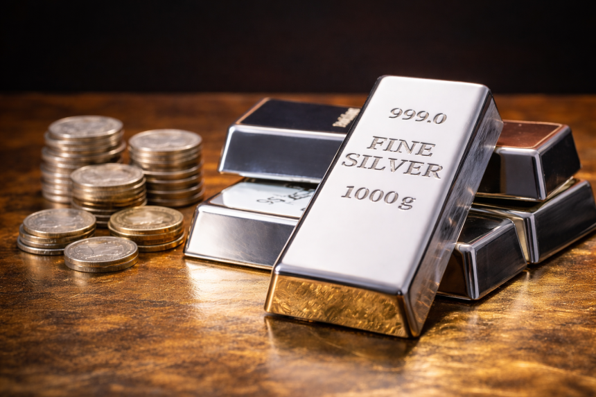 Цена серебра на мировых торгах впервые превысила $92 за унцию