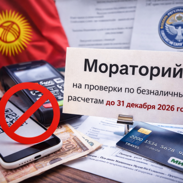 Малый и средний бизнес в Кыргызстане временно освободили от проверок по безналичным платежам
