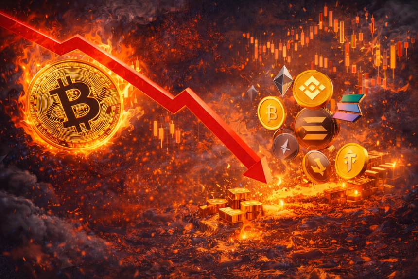 Криптовалюты начали неделю с резкого снижения котировок