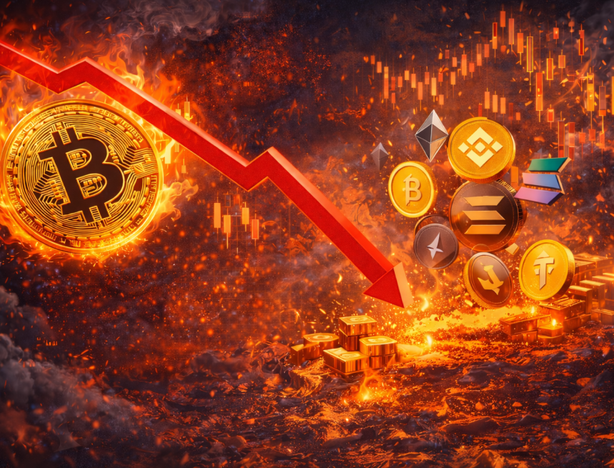 Криптовалюты начали неделю с резкого снижения котировок