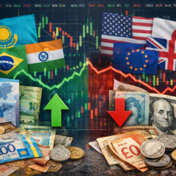 Валюты развивающихся стран почти 200 дней стабильнее валют стран «Большой семерки»