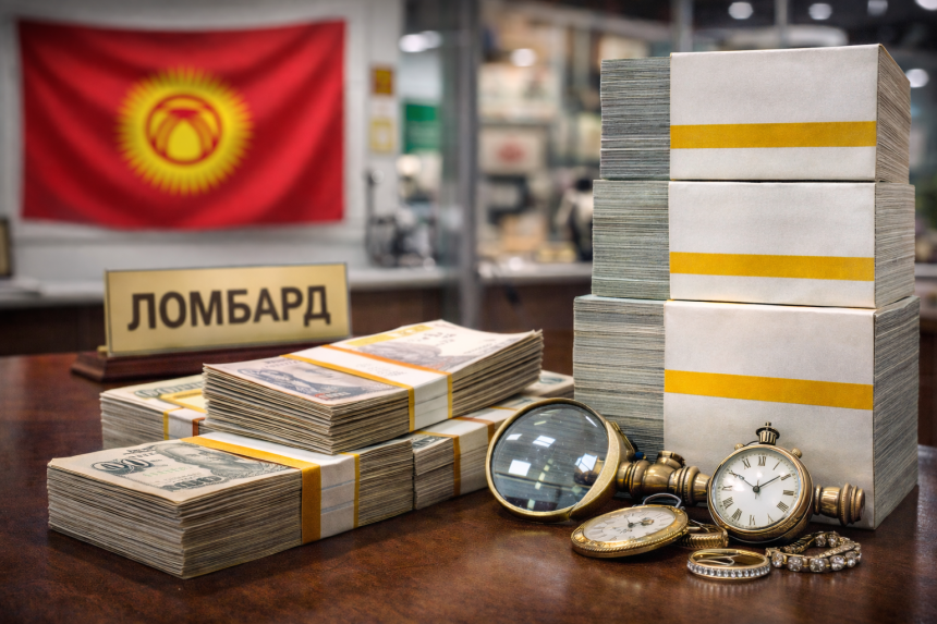 В Кыргызстане поэтапно повысят требования к капиталу ломбардов
