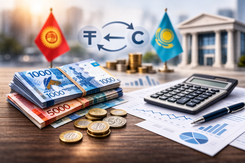 Нацбанк Кыргызстана продлил приостановку ограничений по операциям с тенге до 15 сентября 2026 года