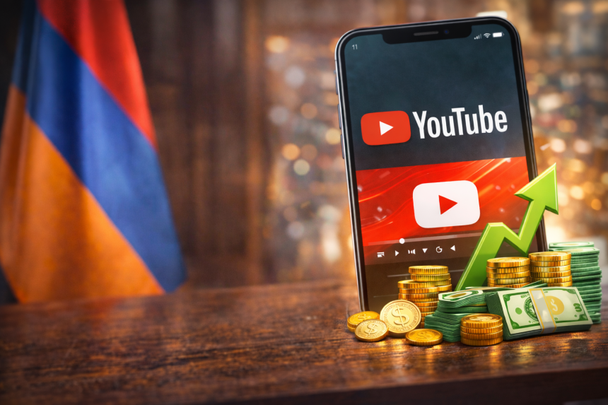 В Армении тестируют монетизацию YouTube