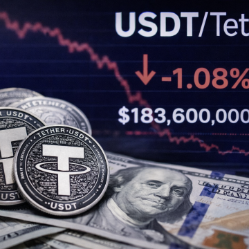 Капитализация крупнейшего стейблкоина USDT снижается второй месяц подряд