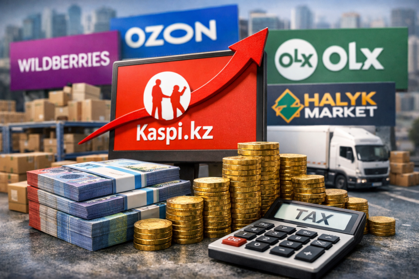 0a32dba6-cf95-4f07-8c90-c3e18e014946 Kaspi. kz стал лидером по налоговым отчислениям среди маркетплейсов Казахстана
