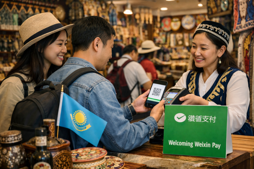 В Казахстане внедрили оплату через Weixin Pay для иностранных туристов
