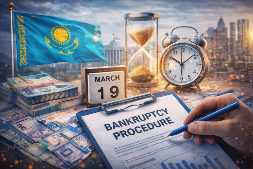 В Казахстане сократили срок внесудебного банкротства до одного месяца