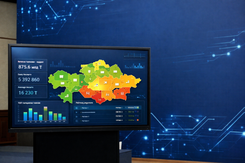 9e0b8b2b-b729-46dc-94b1-7229bb0d99ef В Казахстане представили цифровую карту финансов для анализа розничной торговли