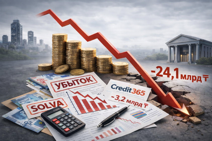 Убытки микрофинансовых организаций Казахстана выросли почти в пять раз