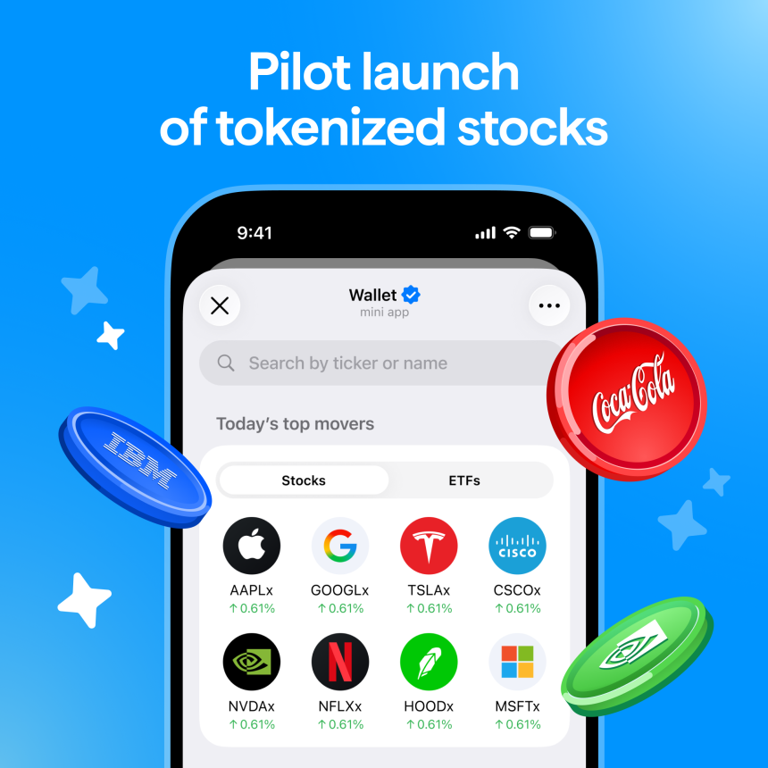 Жители Узбекистана смогут покупать акции Tesla, Apple и Amazon прямо в Telegram