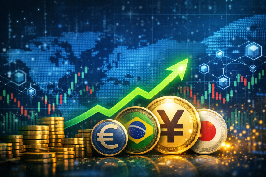 Переводы в недолларовых стейблкоинах выросли до $10 млрд