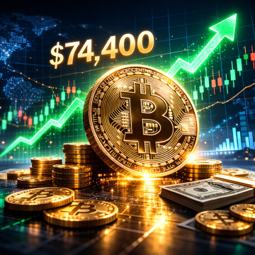 edcb521d-7f8a-4f48-a238-144ff7f0b857 Биткоин превысил $74 тыс. и показал лучший недельный рост с конца 2024 года