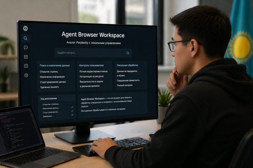 В Казахстане разработали аналог Perplexity с локальной обработкой данных
