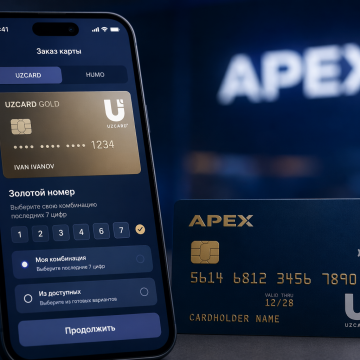 97721283-a400-491d-a26a-1c8c9368079e В приложении Apex запустили новую функцию заказа «золотого номера» для карт UZCARD