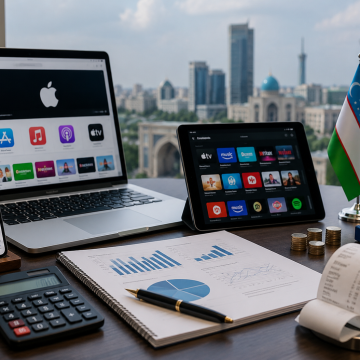 Apple стала крупнейшим налогоплательщиком среди иностранных цифровых сервисов в Узбекистане