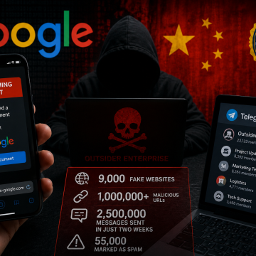 Google подал иск против китайской сети кибермошенников