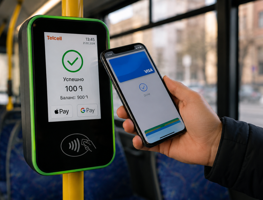 В общественном транспорте Еревана запустили оплату через Apple Pay и Google Pay