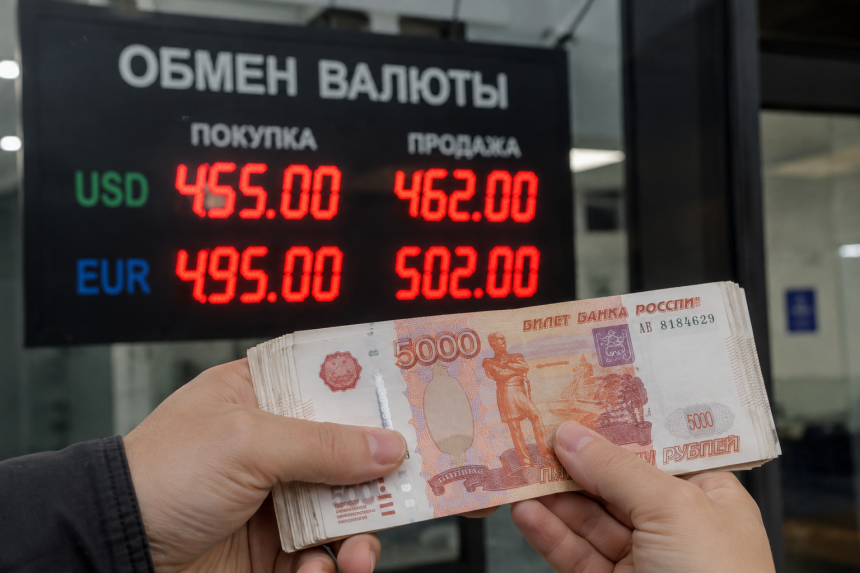 Обменники Казахстана четвертый год подряд покупают у населения больше рублей, чем продают