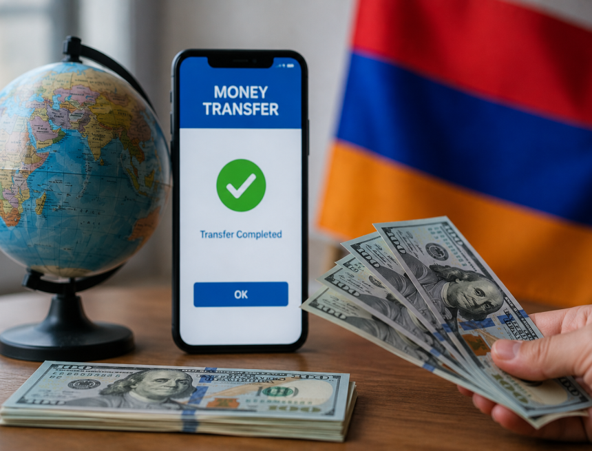 Переводы в Армению резко выросли: за январь–май чистый приток превысил $1 млрд