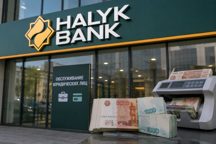 6edc84b7-8442-45b2-a168-083c0ed27eb2 Halyk Bank повысил комиссию за прием наличных рублей для бизнеса до 15%