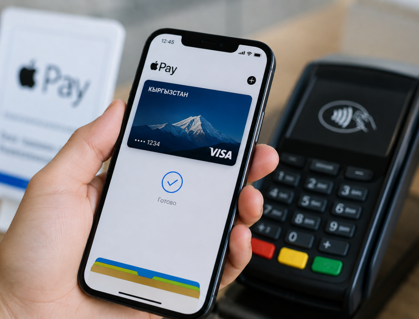 В Кыргызстане появилась возможность подключить карты к Apple Pay