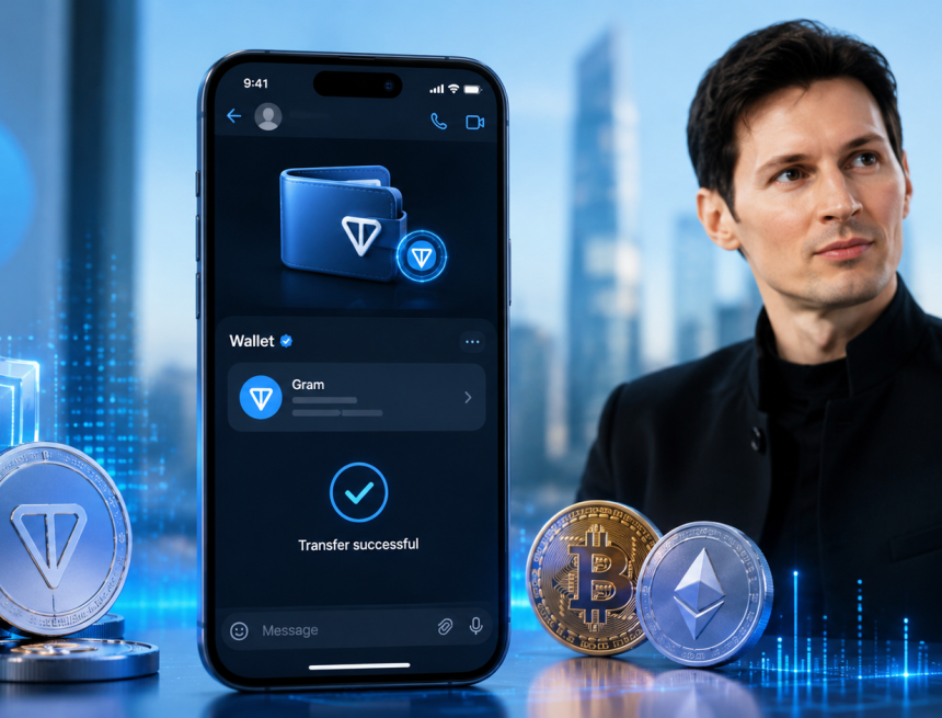 Дуров анонсировал запуск встроенного криптокошелька Gram в Telegram