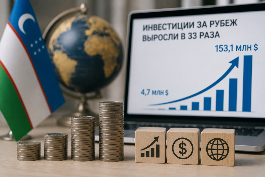 Резиденты Узбекистана нарастили вложения за рубеж до $153 млн