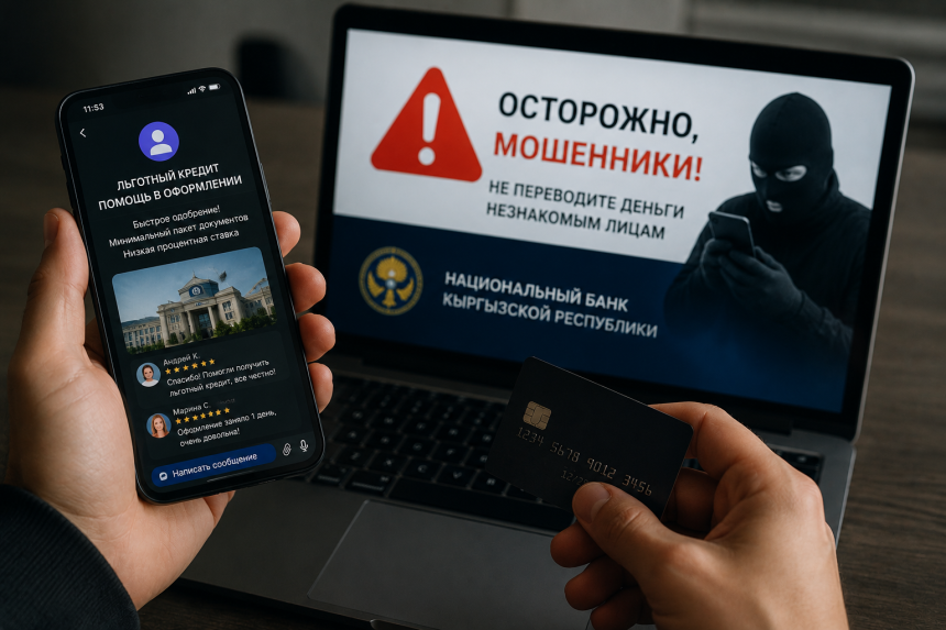 Нацбанк Кыргызстана предупредил о новой мошеннической схеме с «льготными кредитами»