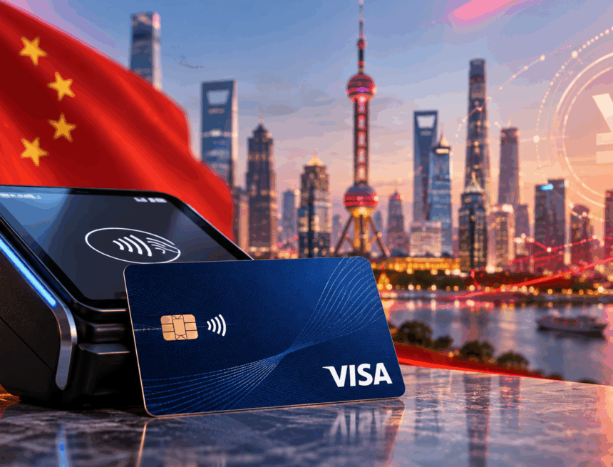 2e3067e7-257e-4d0f-b017-b2577f306544 Visa получила разрешение на выход на внутренний рынок платежей Китая