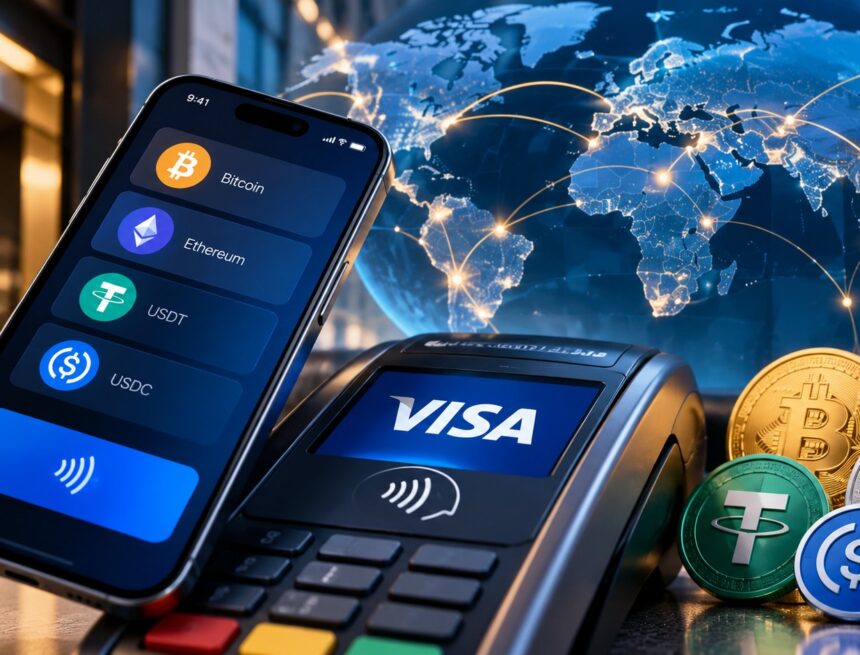 Visa и Mesh позволят расплачиваться криптовалютой в 175 млн торговых точек по всему миру