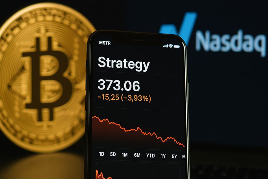 Strategy рискует вылететь из Nasdaq Strategy рискует вылететь из Nasdaq